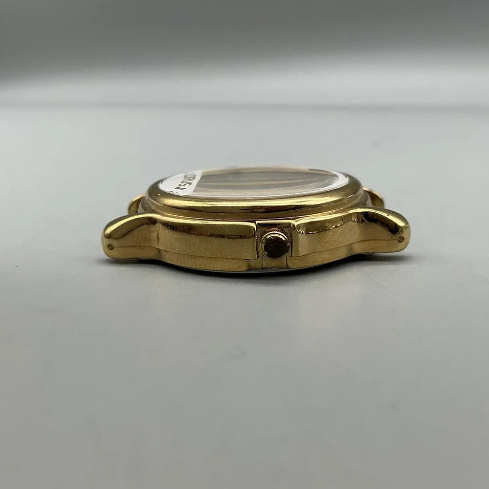 Vtg Lorus Musical Mickey Mouse Boys Watch 33mm Gold Tone For Parts Not Running